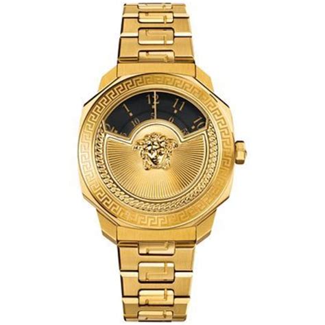 versace dylos watch gold|Women's Dylos Stainless Steel Gold.